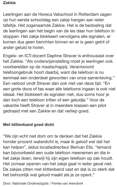 Vervolg van het artikel in Nationale Onderwijsgids