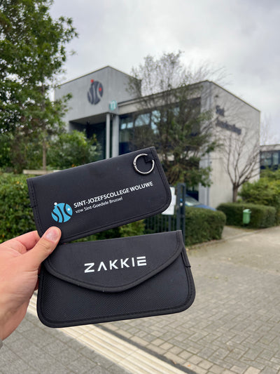 ’t Zakkie bedrukt voor Sint-Jozefscollege Woluwe