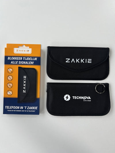 ’t Zakkie bedrukt voor Technova College