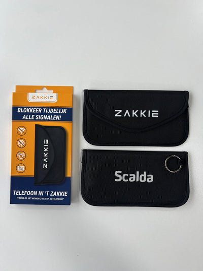 ’t Zakkie bedrukt voor Scalda