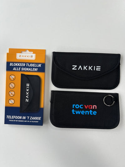 ’t Zakkie bedrukt voor ROC van Twente