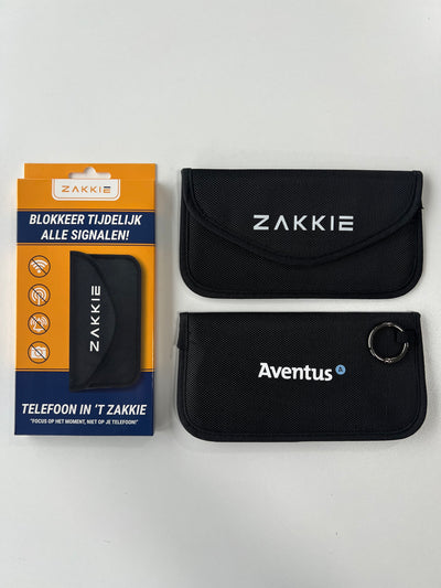 ’t Zakkie bedrukt voor Aventus