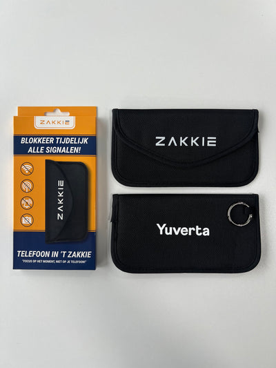 ’t Zakkie bedrukt voor Yuverta