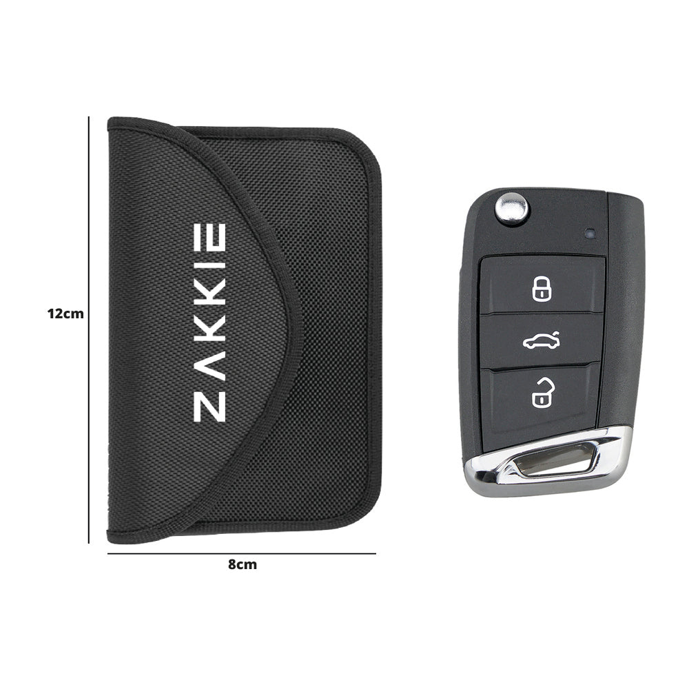 "ZAKKIE" SIGNAAL BLOKKEREND AUTOSLEUTELZAKJE - 30 STUKS-ZAKKIE